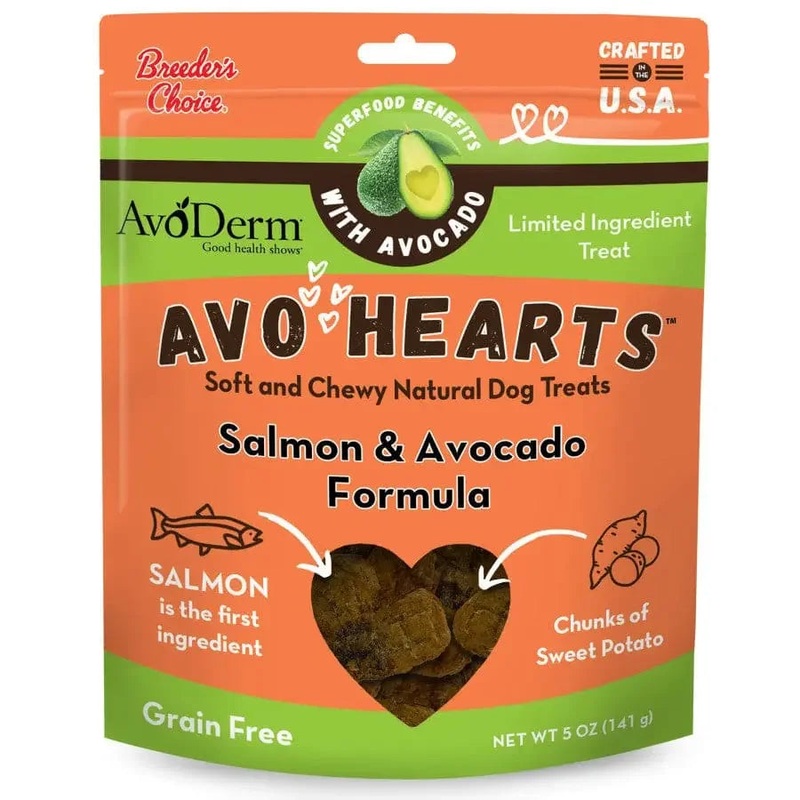 AvoDerm Natural AvoHearts Natural Dog Treats 5 oz Beef & Avocado