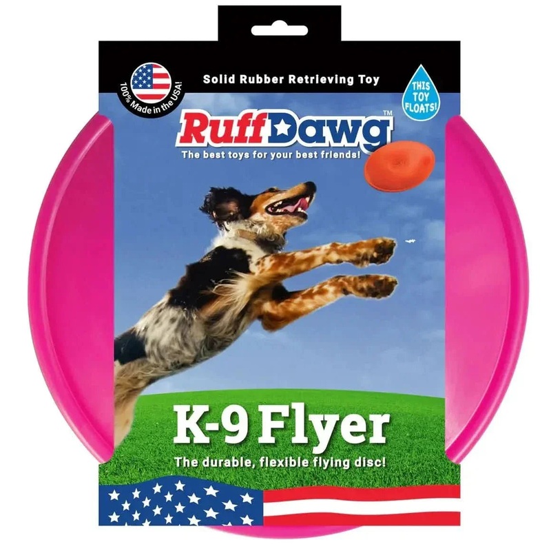 Ruff Dawg K9 Flyer Disc Tough Dog Toy Flyer Jr