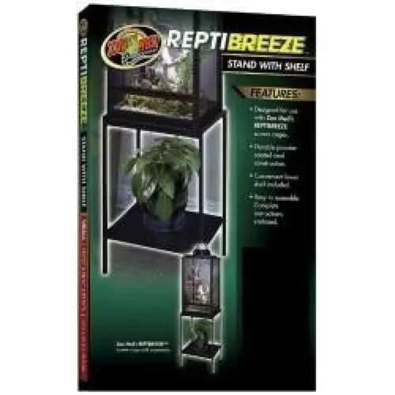 Zoo Med ReptiBreeze Stand with Shelf Small