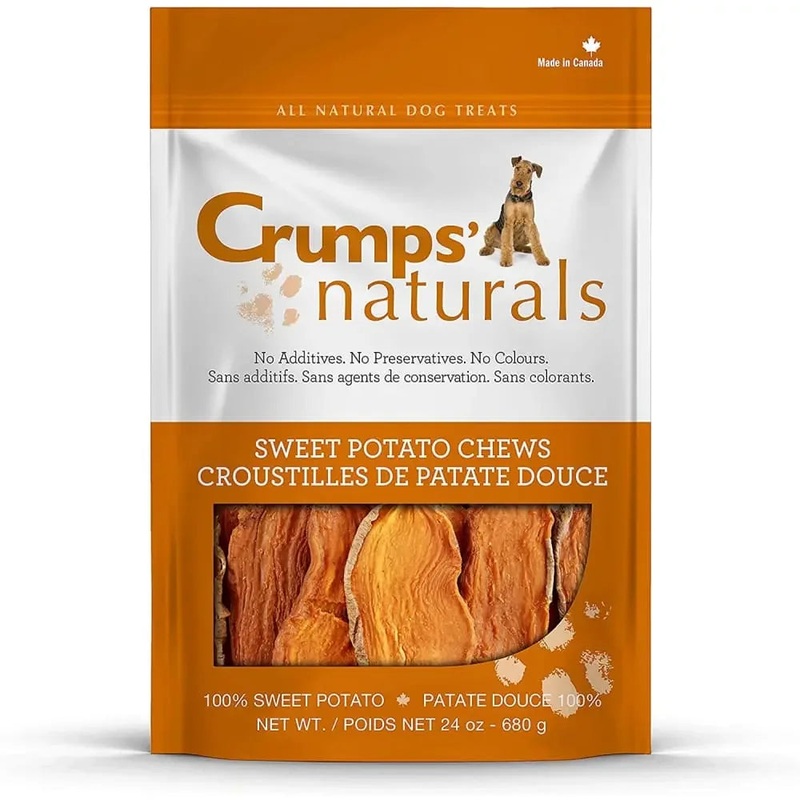 Crumps’ Naturals Sweet Potato Chews For Dogs 5.6oz