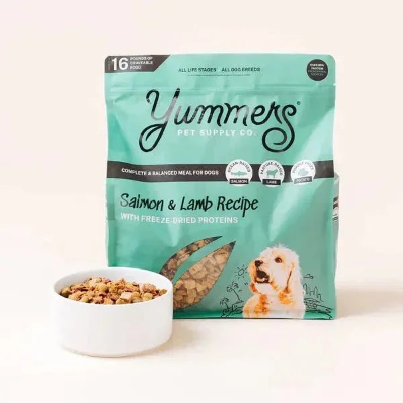 Yummers Salmon & Lamb Recipe with Freeze Dried Proteins Dog Food 3 oz