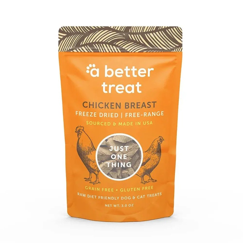 A Better Treat Just One Thing Freeze Dried Dog & Cat Treats 3 oz