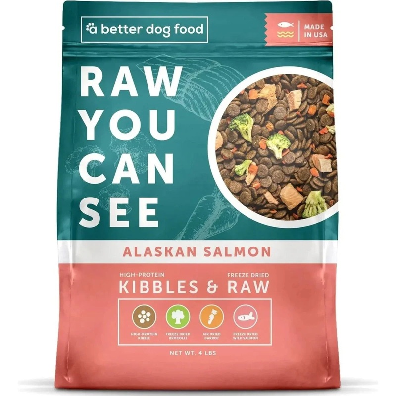 A Better Treat Raw You Can See Salmon Dog Freeze-Dried Food 4lb