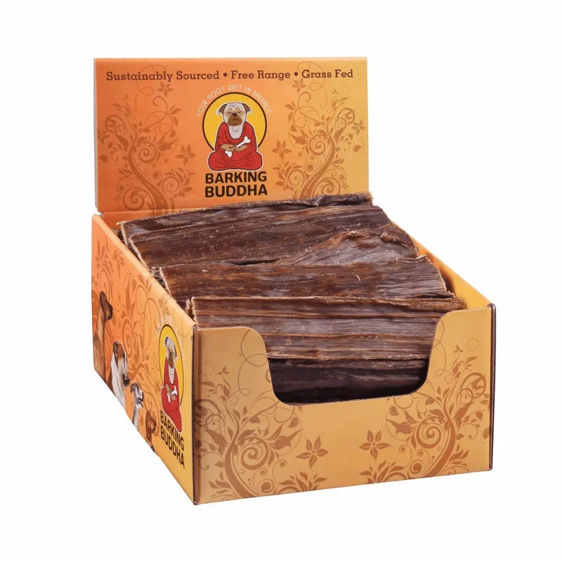 Barking Buddha Pet Beef Jerky Slices Dog Treats 5″ to 6″ (50/case)