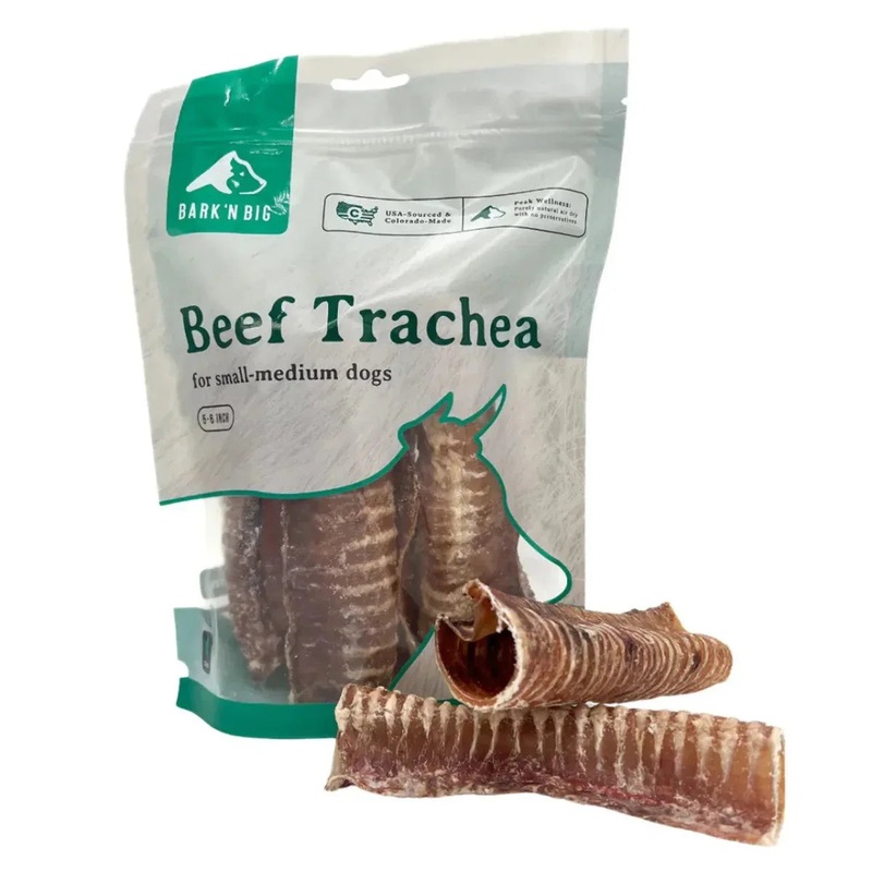 BarkNBig Beef Trachea Dog Treats 5-6″ 4ct