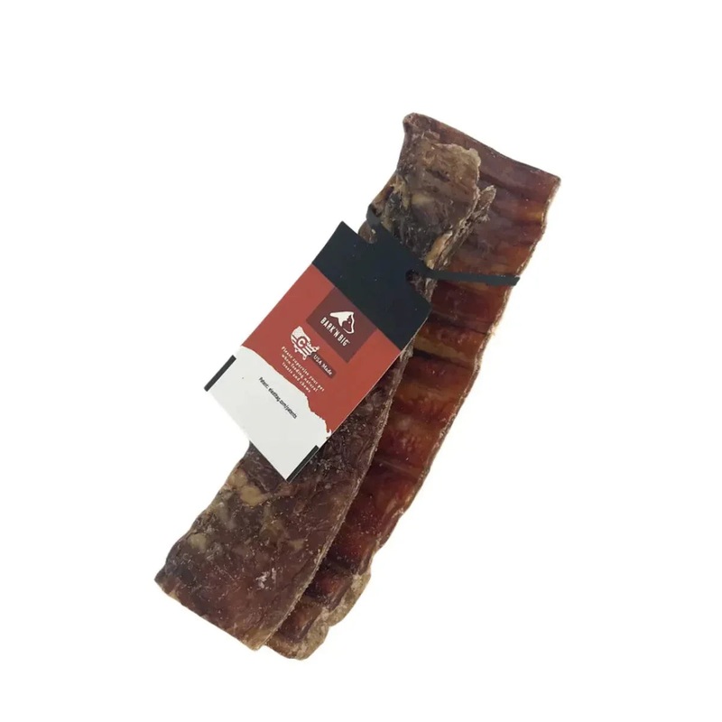 BarkNBig Bison Trachea Canoe Dog Treats 4-6″ 30ct