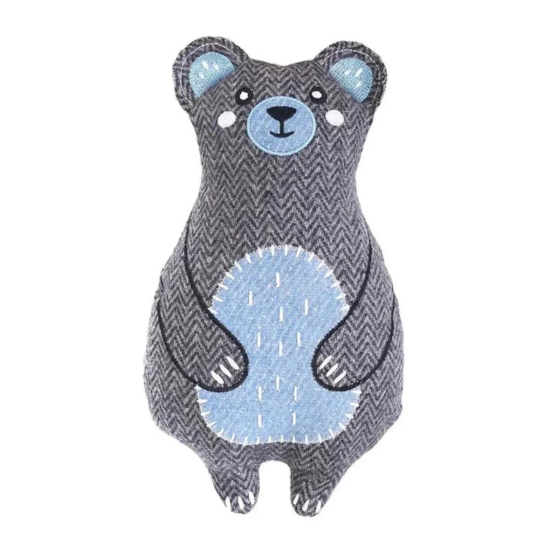 ZippyPaws EcoZippy Cotton Cuddler Plush Dog Toy Bear
