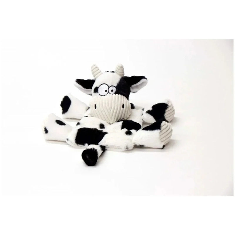 Steel Dog Barnyard Buddies Dog Toys Cow