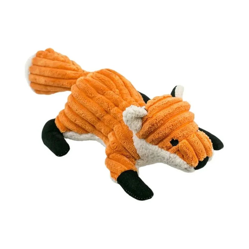 Tall Tails Fox With Squeaker Dog Toys 12″