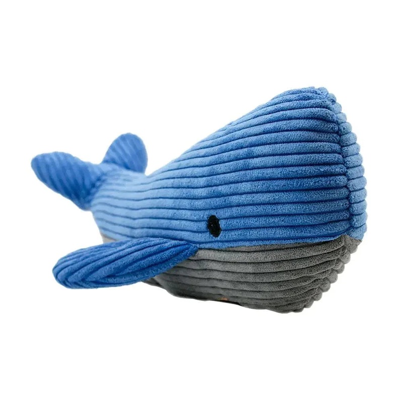 Tall Tails Whale With Squeaker Dog Toys, 12″