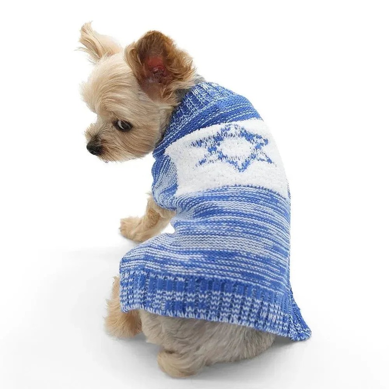 Dogo Pet Fashions Hanukkah Dog Sweater XSmall