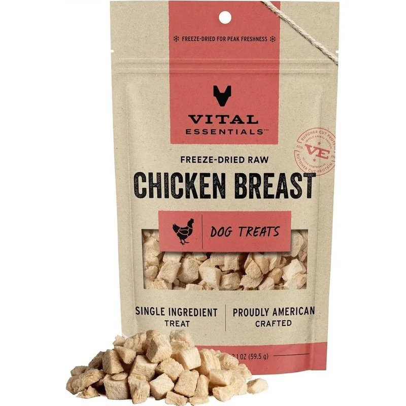 Vital Essentials Freeze-Dried Raw Chicken Breast Dog Treats 3.75 oz