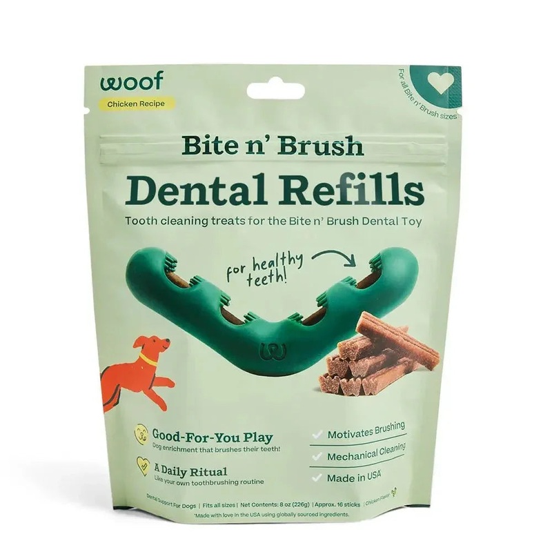 Woof Pet Bite n’ Brush Dental Refills