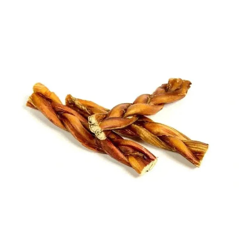 Talis Us Braided Bully Sticks for Dogs – Premium Treats 6 inch 6 Count