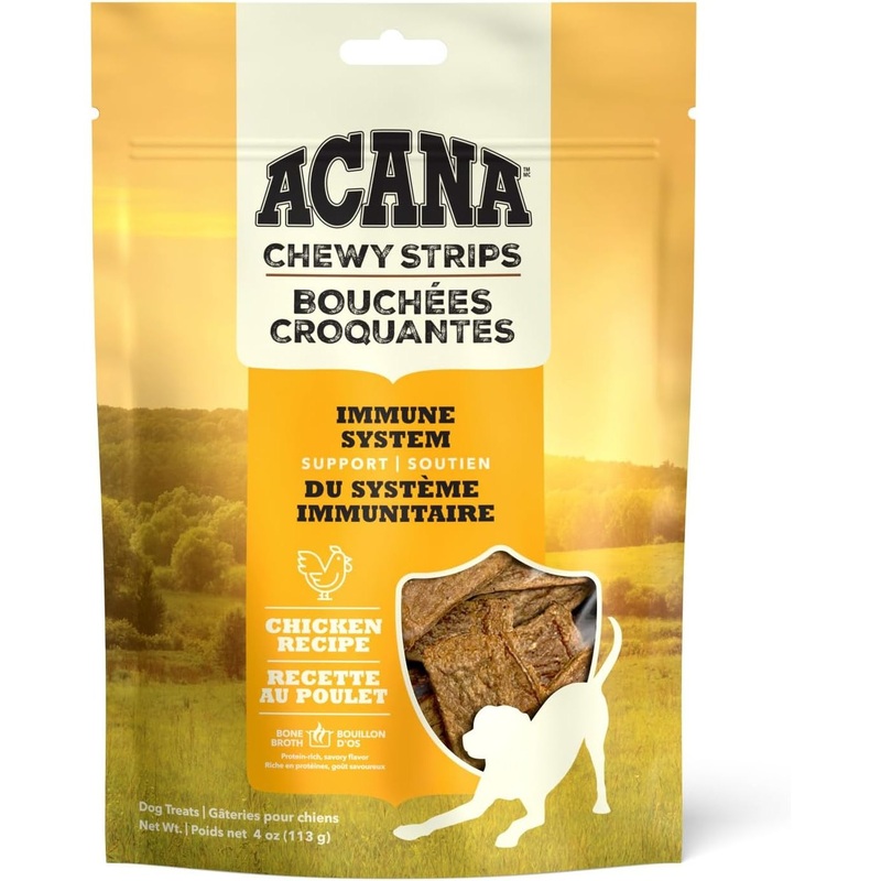 Acana Chewy Strips Immune System Support Dog Treat