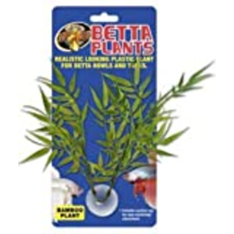Zoo Med Betta Bamboo Plant Aquarium Decor  Green
