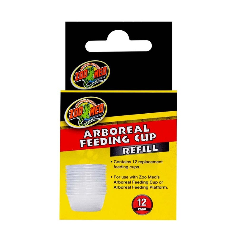 Zoo Med 97612621549 Arboreal Feeding Cup Refill – Pack of 12