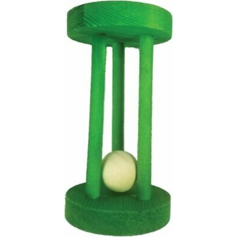 A&E Cage Co Wooden Cylinder Puzzle Chew Toy