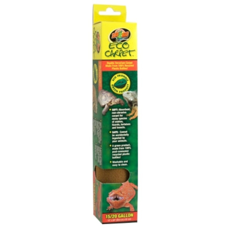 Zoo Med Eco Terrarium Carpet for 15gal Tanks Green