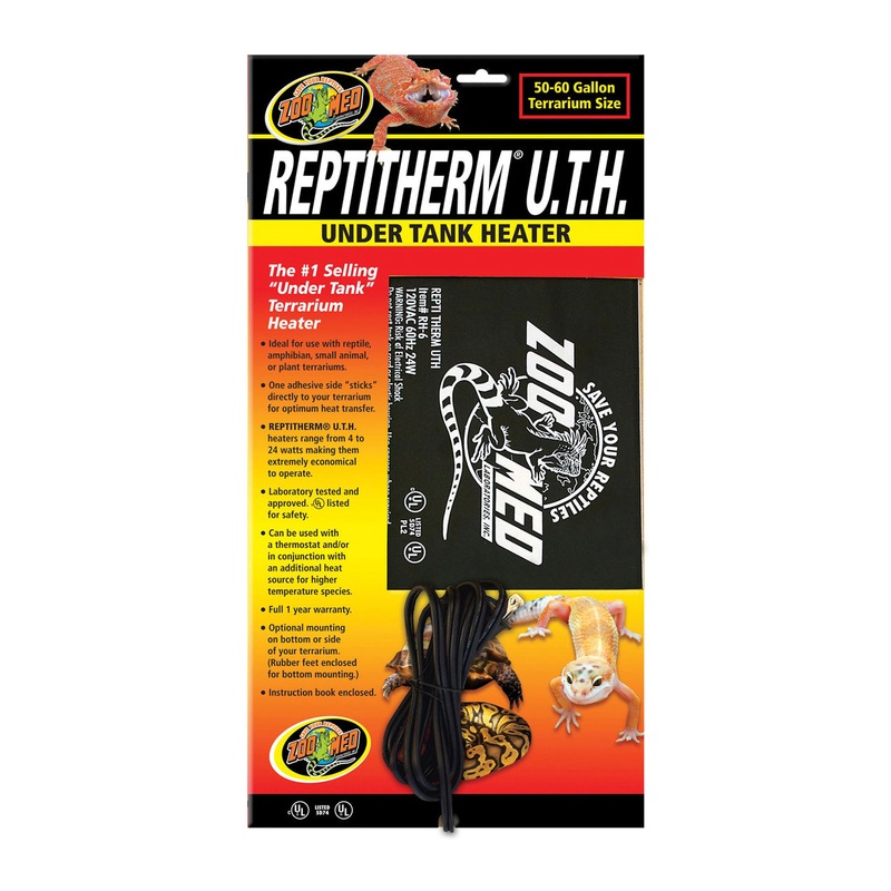 Zoo Med ReptiTherm Under Tank Heater, 50 – 60 Gallon