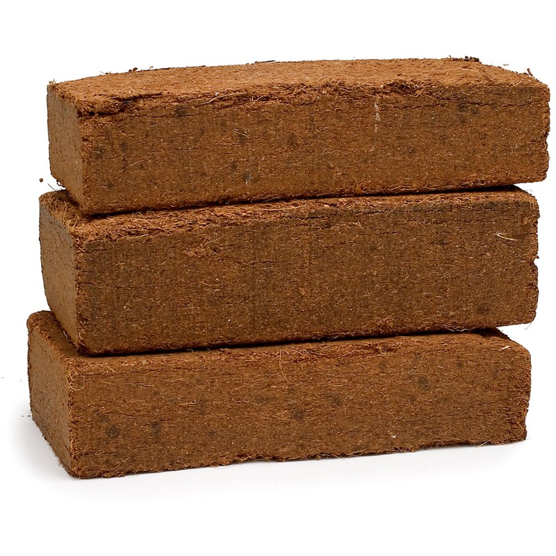 Zoo Med Eco Earth Compressed Coconut Fieber Expandable Substrate  3 Ct