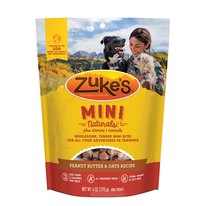 Zuke’s Mini Naturals Fresh Peanut Butter Formula Dog Treats  6 Oz
