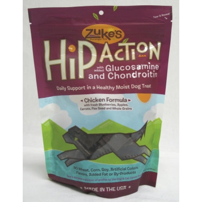 Zuke’s Hip Action Roasted Chicken Dog Treats  16 Oz