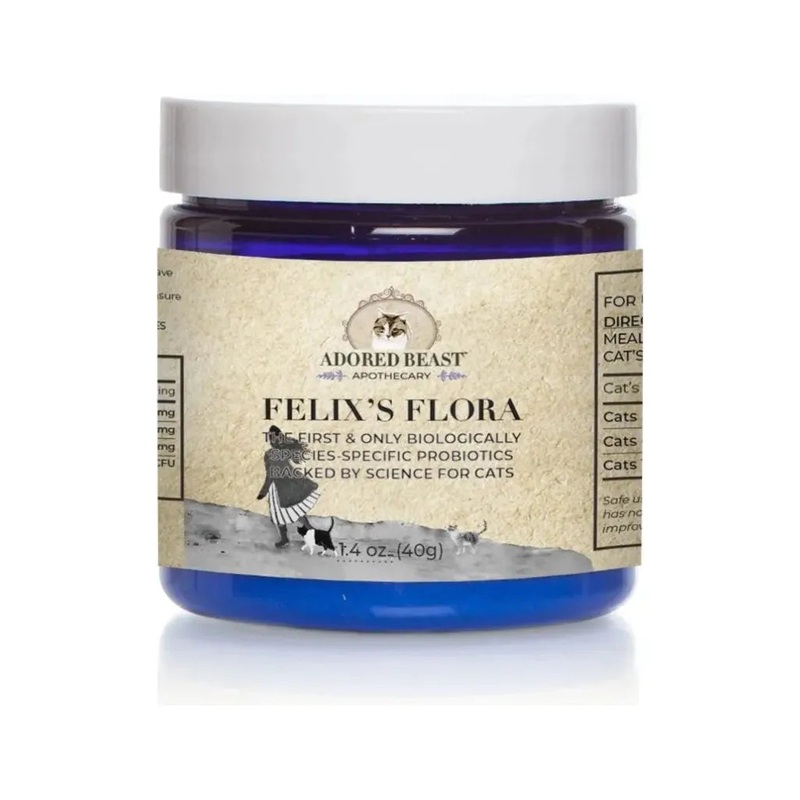 Adored Beast Felix’s Flora – Species-Specific Probiotics for Cats – 40g