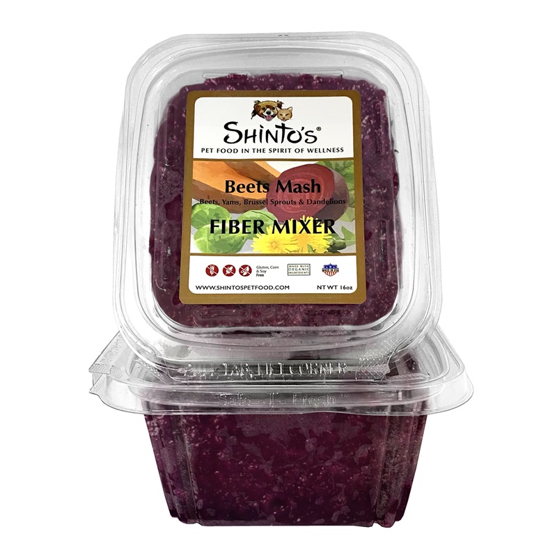 Beets Mash Fiber Mixer  Nutrient-Rich Superfood for Dogs & Cats 16 oz
