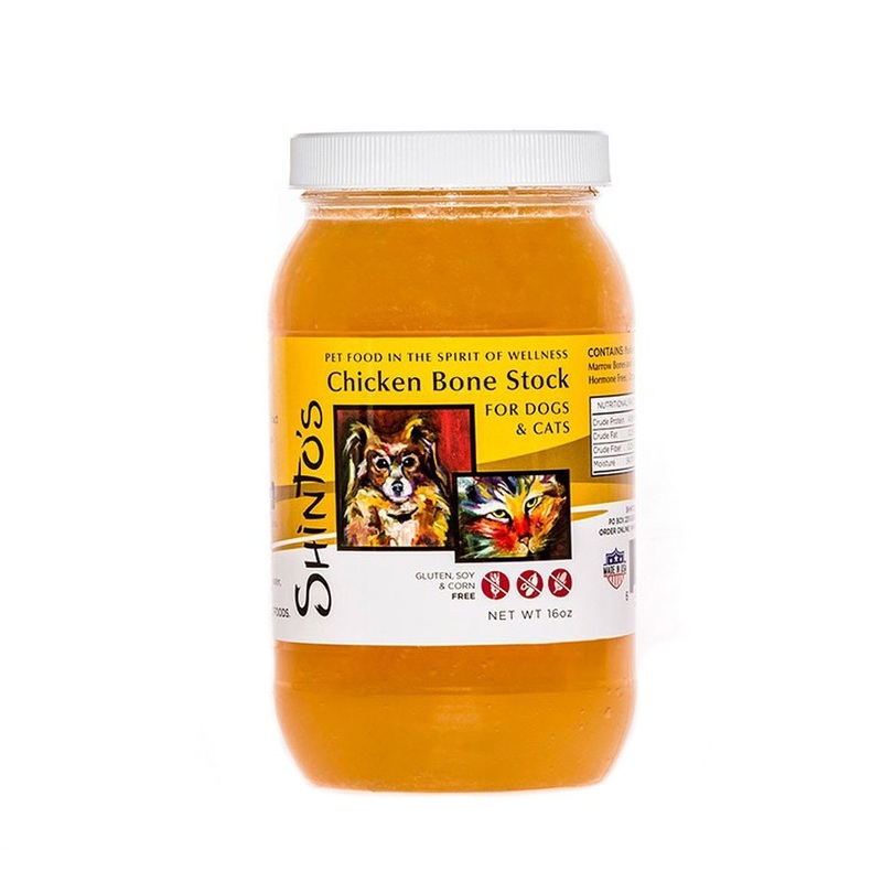 Chicken Bone Marrow Stock – Nutrient-Rich Broth for Dogs & Cats 16 oz.