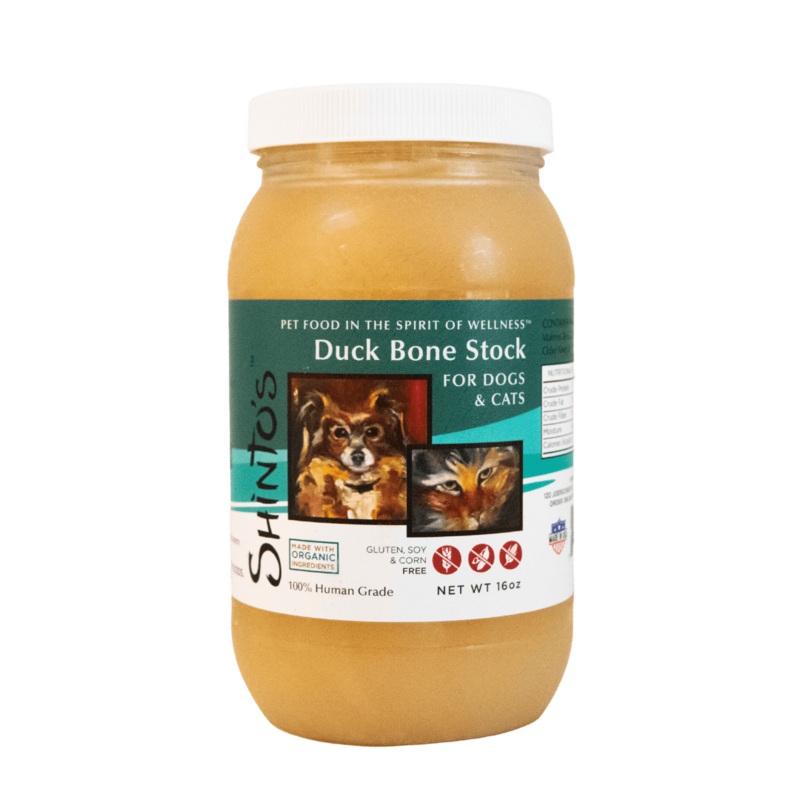 Duck Bone Marrow Stock – Nutrient-Rich Broth for Dogs & Cats 16 oz.