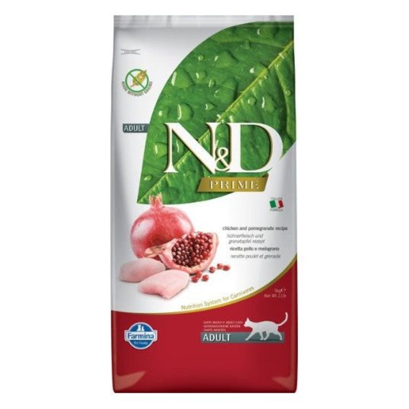 Farmina N&D Prime Chicken & Pomegranate Dry Cat Food  3.3 lbs