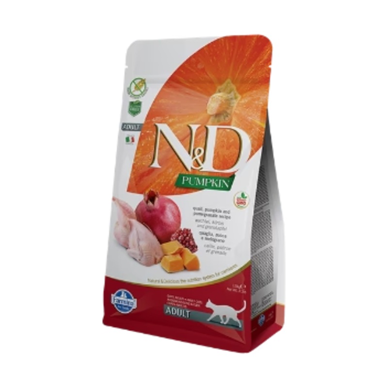 Farmina N&D Quail, Pumpkin & Pomegranate  Grain-Free Cat Food (3.3 lbs)