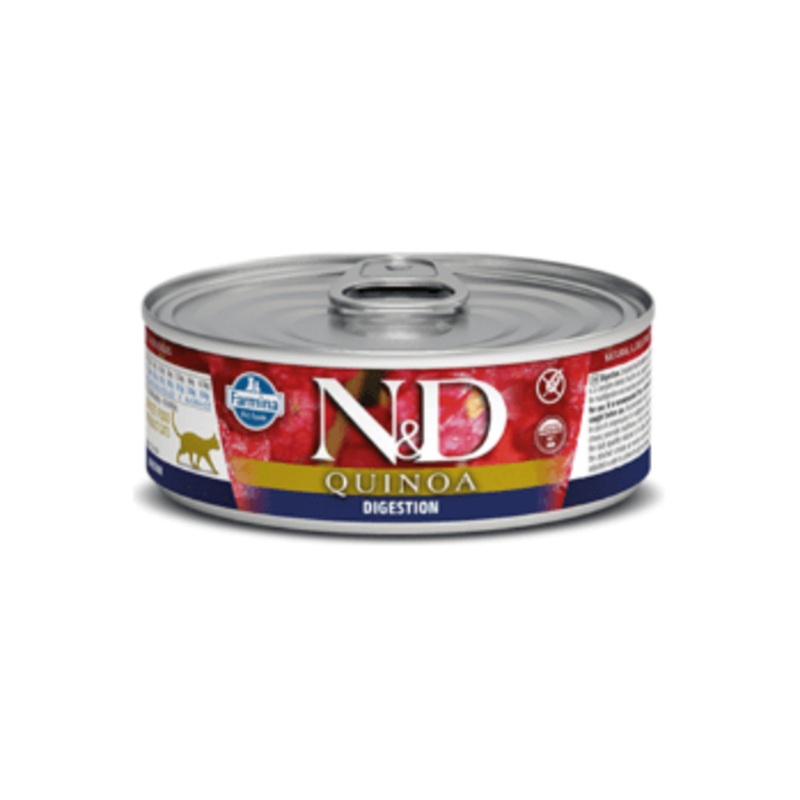Farmina N&D Quinoa Digestion – Wet Cat Food  2.8 oz – Premium Grain-Free Recipe