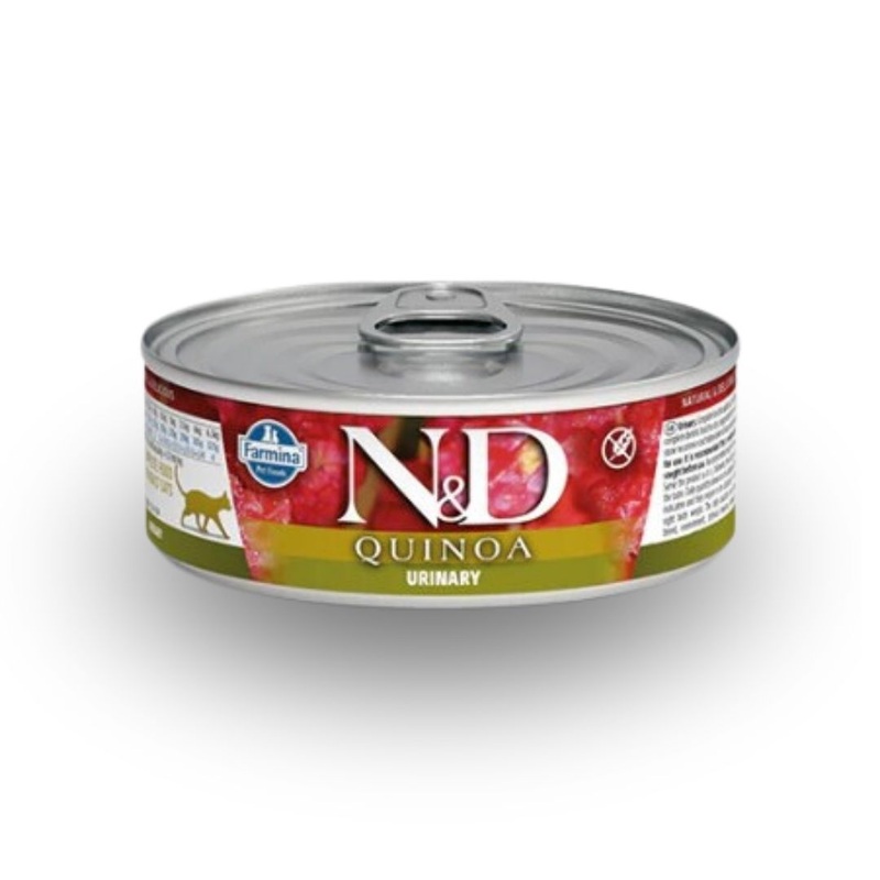 Farmina N&D Quinoa  Urinary Recipe  Wet Cat Food – 2.8 oz Can