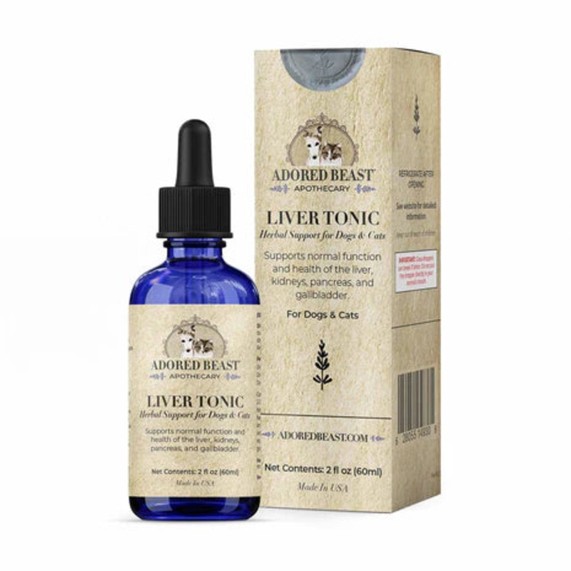 Adored Beast Liver Tonic – Herbal Support for Dogs & Cats (2oz)