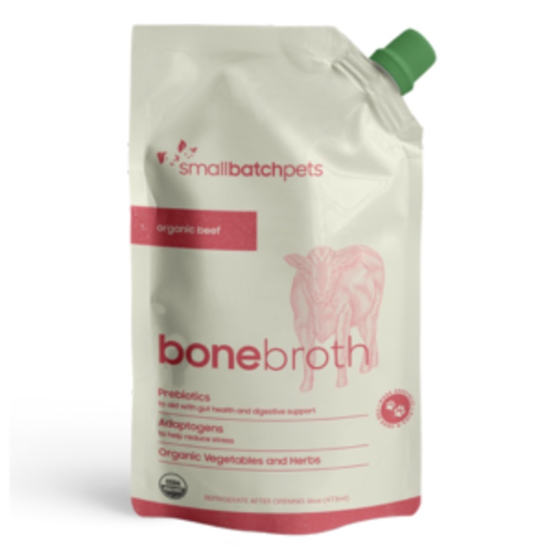 Small Batch Beef Bone Broth Dog & Cat Food Topper, 16 oz