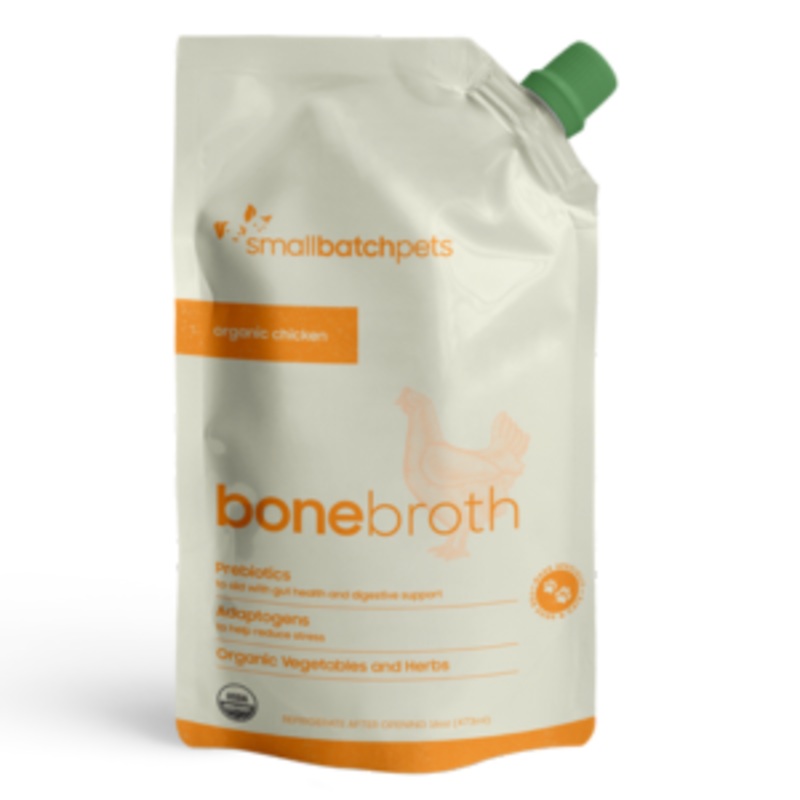Small Batch Chicken Bone Broth Dog & Cat Food Topper, 16 oz