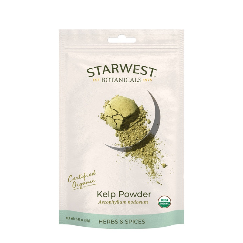 Starwest Botanicals Organic Kelp Powder  2.47 oz Premium Seaweed Superfood
