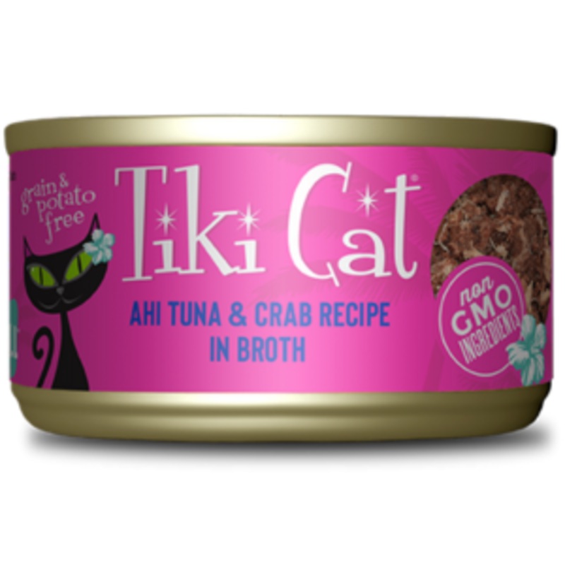 Tiki Cat Hana Grill Ahi Tuna & Crab Canned Cat Food 6 oz