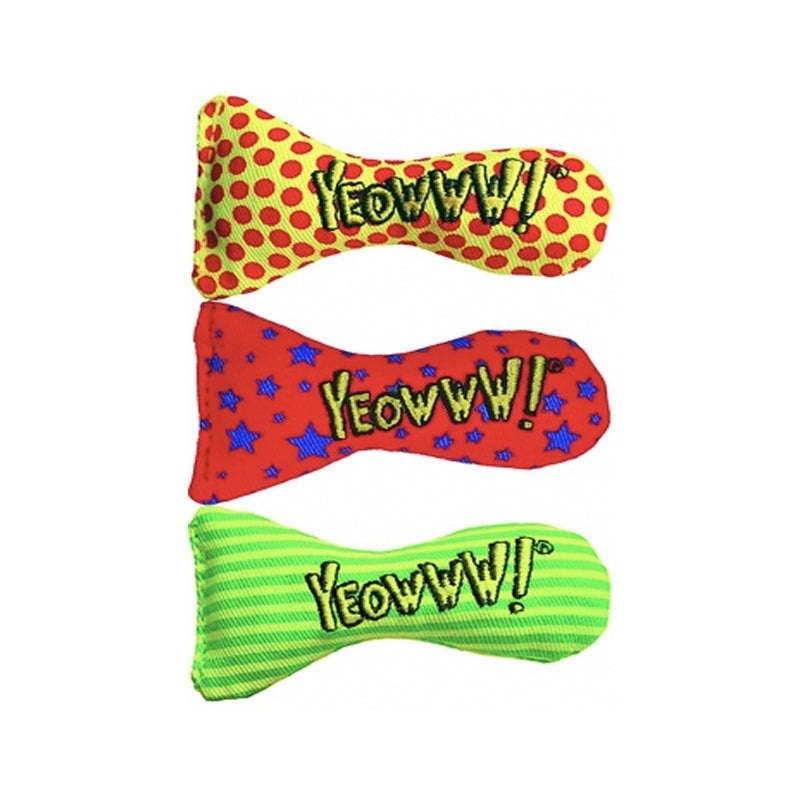 Yeowww! Catnip Stinkies  Irresistible Catnip Toys for Playful Cats Red