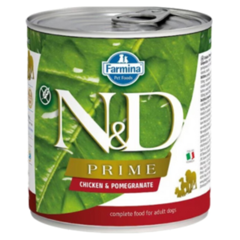 Farmina N&D Prime Chicken & Pomegranate Formula Adult Canned Dog Food 10 oz