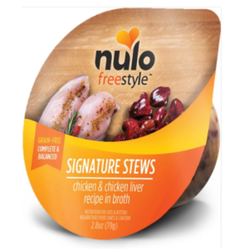 Nulo Freestyle Grain-Free Chicken & Liver Stew Recipe Wet Cat Food, 2.8 oz