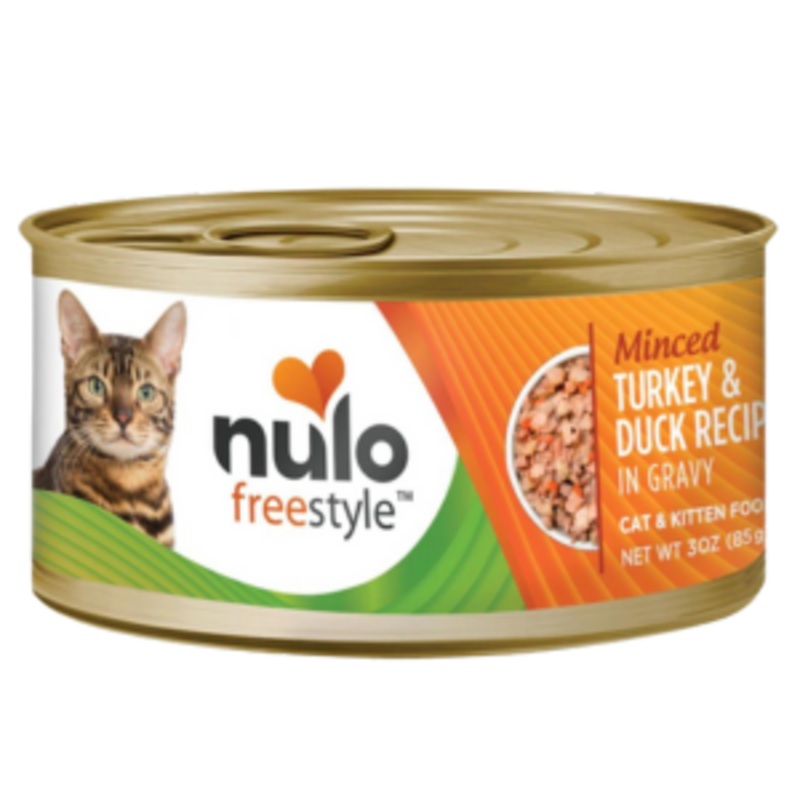 Nulo Freestyle Grain-Free Turkey & Duck Minced Recipe Wet Cat Food, 3oz