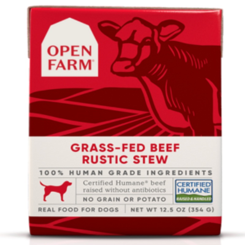 Open Farm Grain-Free Rustic Stew Beef Wet Dog Food  12.5 oz