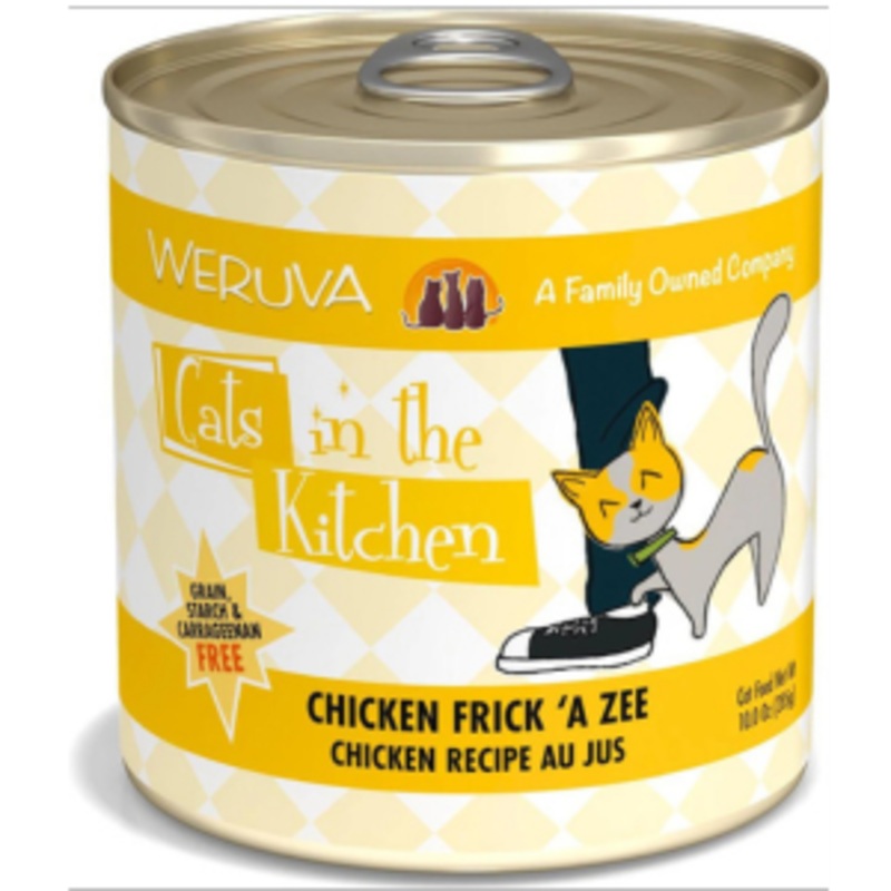 Weruva Cats in the Kitchen Chicken Frick ‘A Zee Chicken Recipe Au Jus Canned Cat Food 3.2 oz