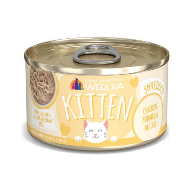 Weruva Kitten Chicken Au Jus Recipe Canned Cat Food 3 oz