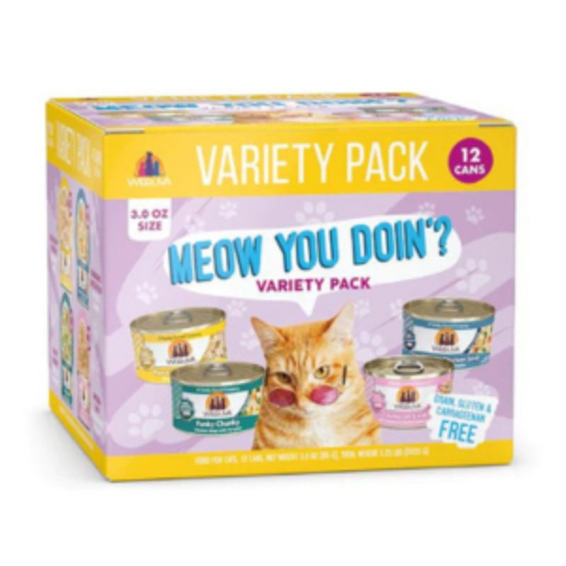 Weruva Meow YA Doin? Variety Pack Cat Food Pouches 3 oz