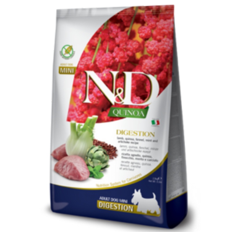 Farmina N&D Quinoa Functional Canine Digestion Lamb & Quinoa Mini Adult Dry Dog Food 5.5 lbs