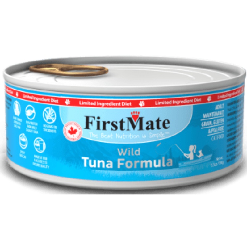FirstMate Tuna Formula Limited Ingredient Grain-Free Canned Cat Food 5.5 oz
